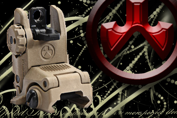 Magpul MOE MBUS REAR Back UP SIGHT  FDE (GEN 2)
